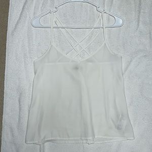 Hollister White Strappy Top